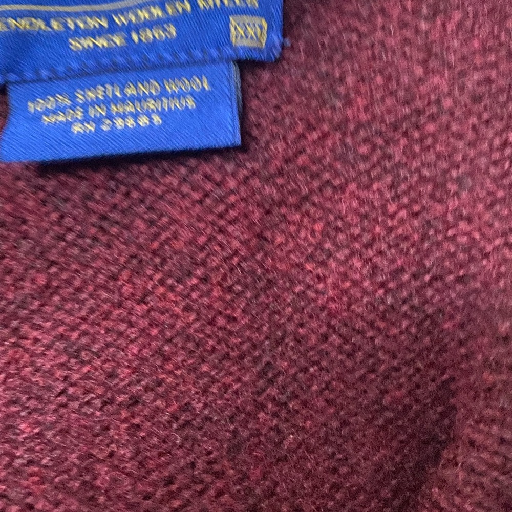 Pendleton Maroon Sweater - image 6